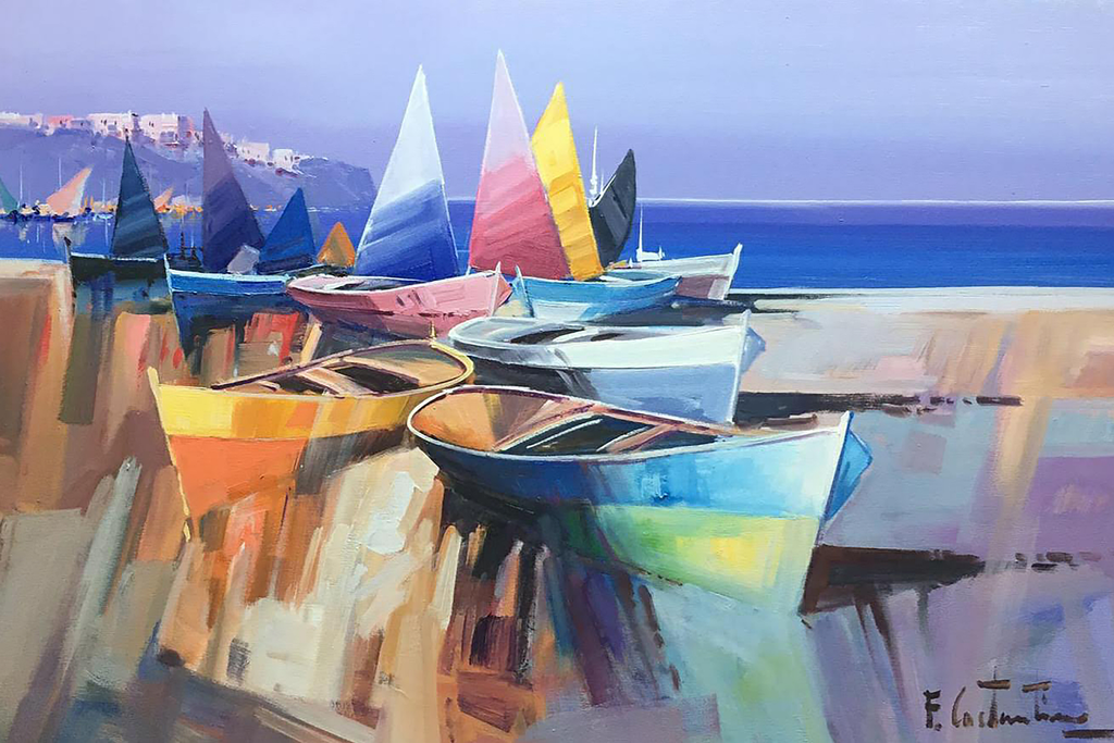 Cuadro - Reflejos del Mediterráneo